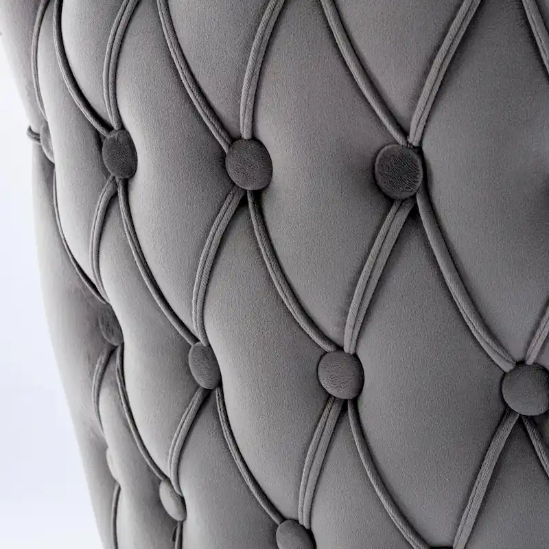 A&A Furniture Upholstered Wing-Back Dining Chair