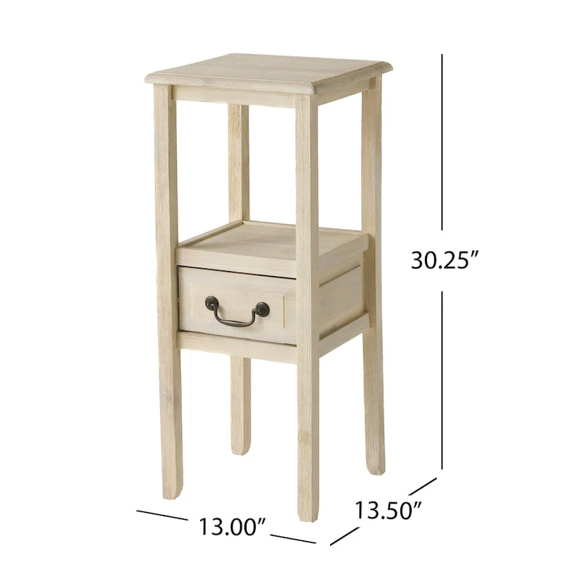 Rivera Acacia Wood Accent Table by Christopher Knight Home