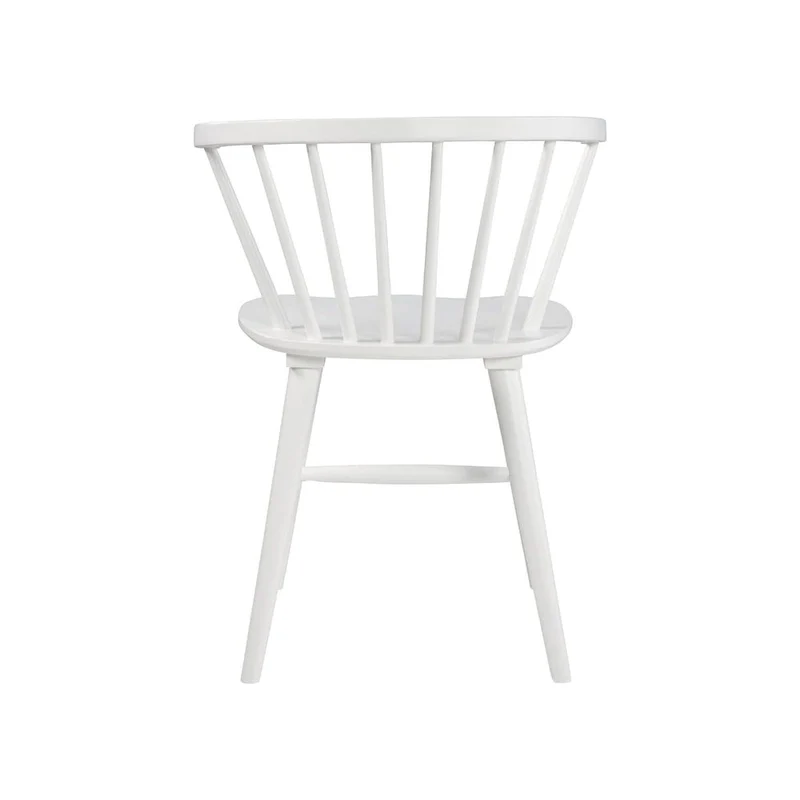 White Solid Wood Dining Chairs Set of 2 - 22W x 21D x 30H