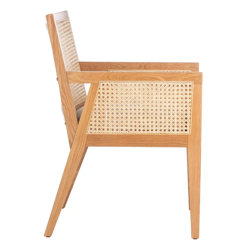 Couture Lupita Rattan Dining Chair - 21.9  W x 24.8  L x 33.9  H - 22Wx25Dx34H