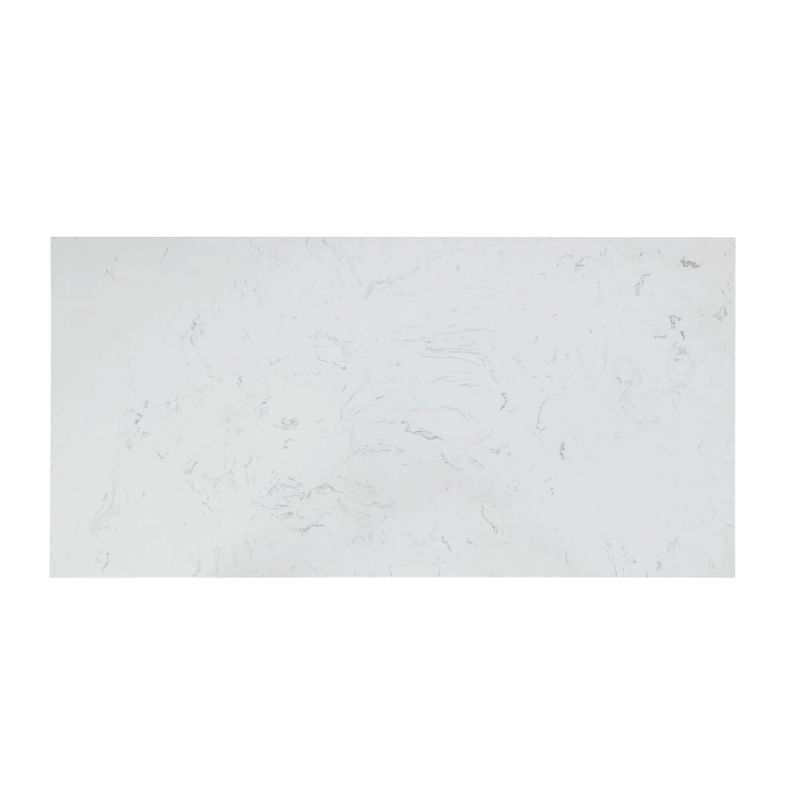 Leota White 2-Drawer Kitchen Island