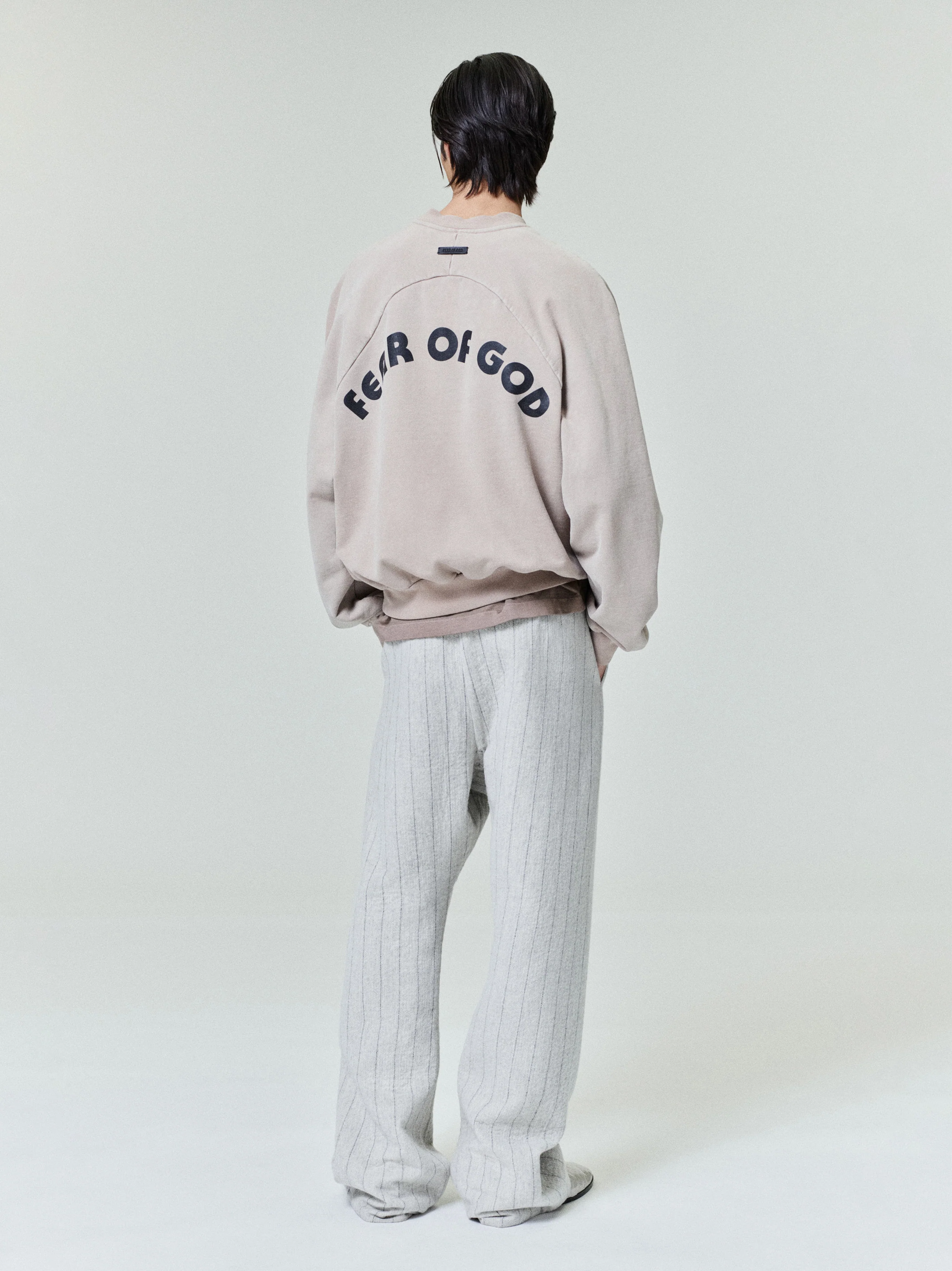 Double Face Wool Baseball Flared Pants