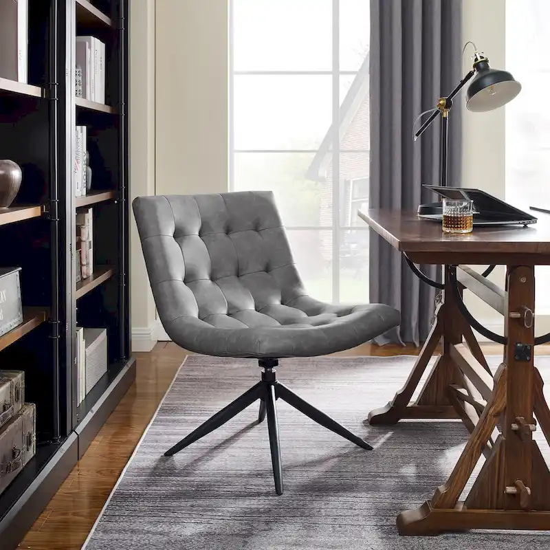 Art Leon Swivel Home Office Accent Chair