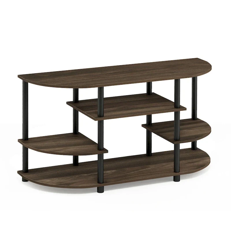 Simple Design Corner TV Stand with Space-Saving Layout