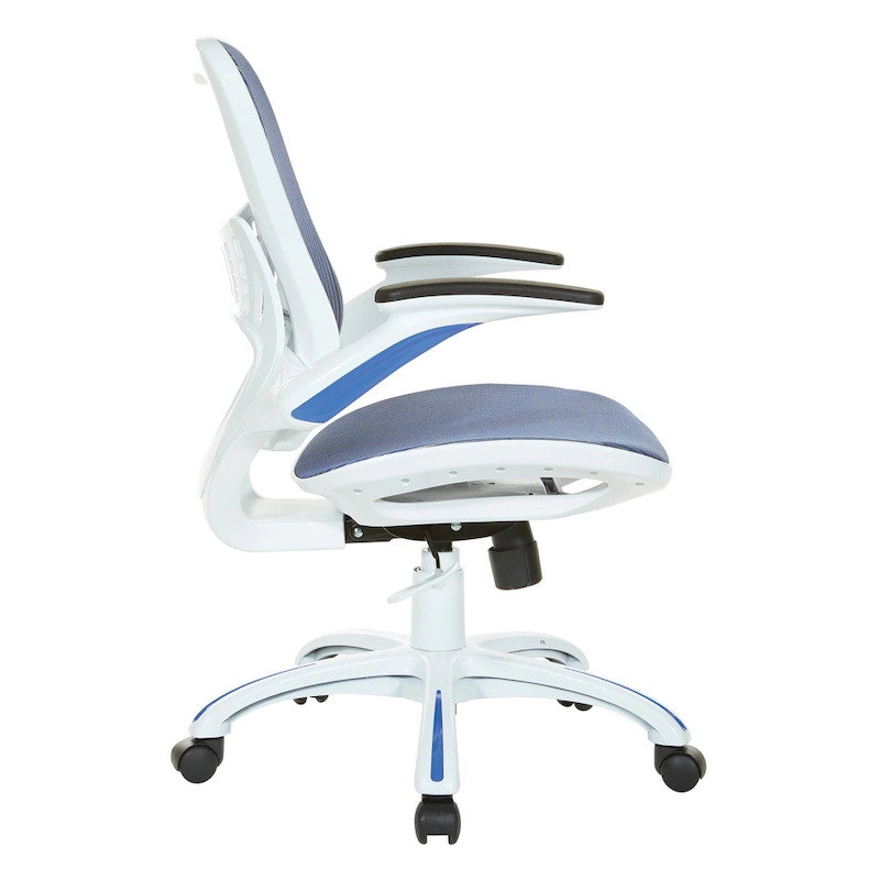 Riley Office Chair with White Mesh Seat and Back
