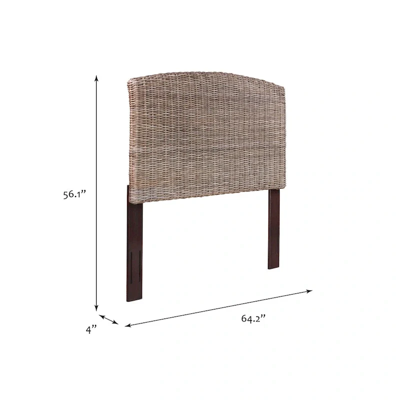 Cardiff Rattan Adjustable Headboard