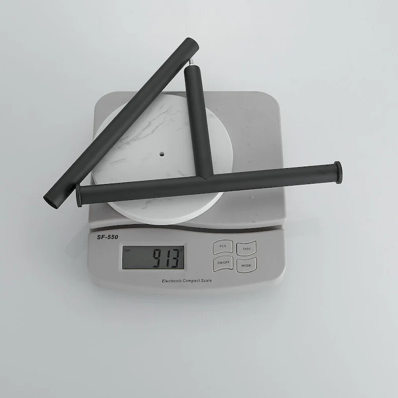 T-Shape Towel Rack With Natural Marble Base