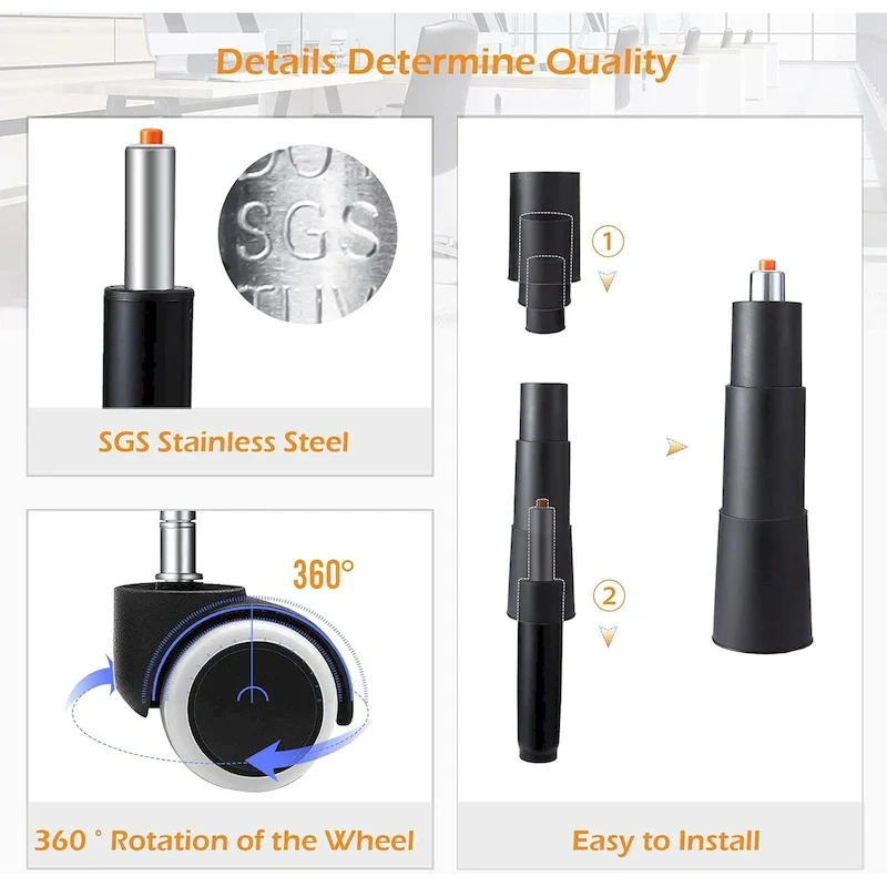 AECOJOY Heated Executive Office Chair w/ Massage &Adjustable Height