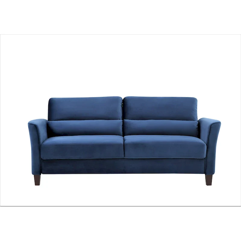 77.95 Mid Century Modern Upholstered Sloped Arms Living Room Sofa