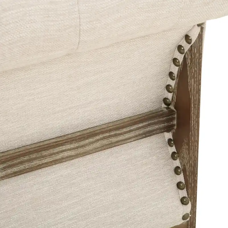 Saragus Chesterfield Sofa with Nailhead Trim by Christopher Knight Home - 85.50 L x 33.25 W x 28.50 H