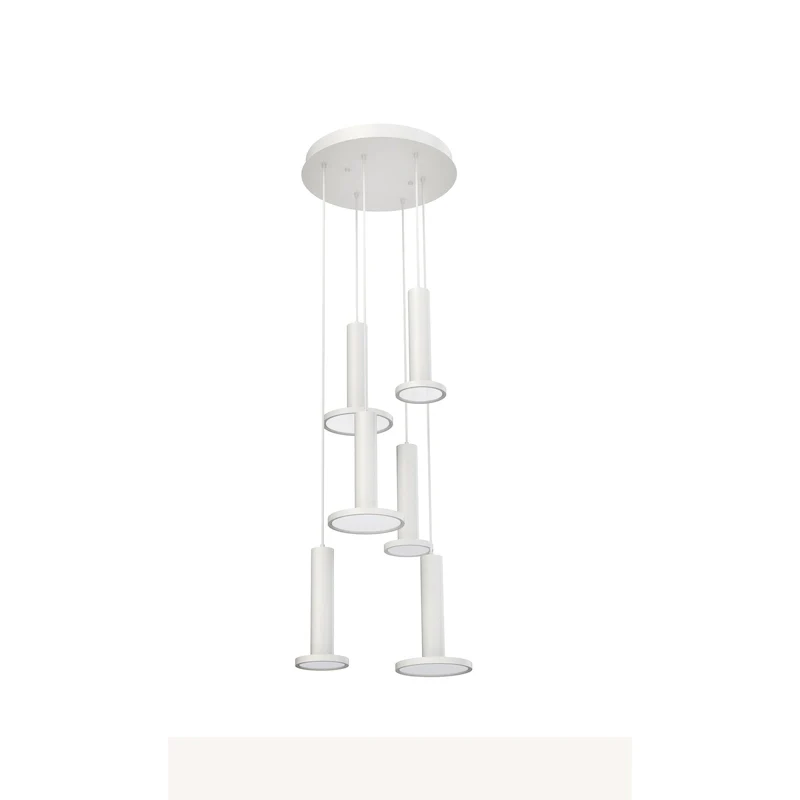 Luna Mixed Hextuple LED Pendant 120V