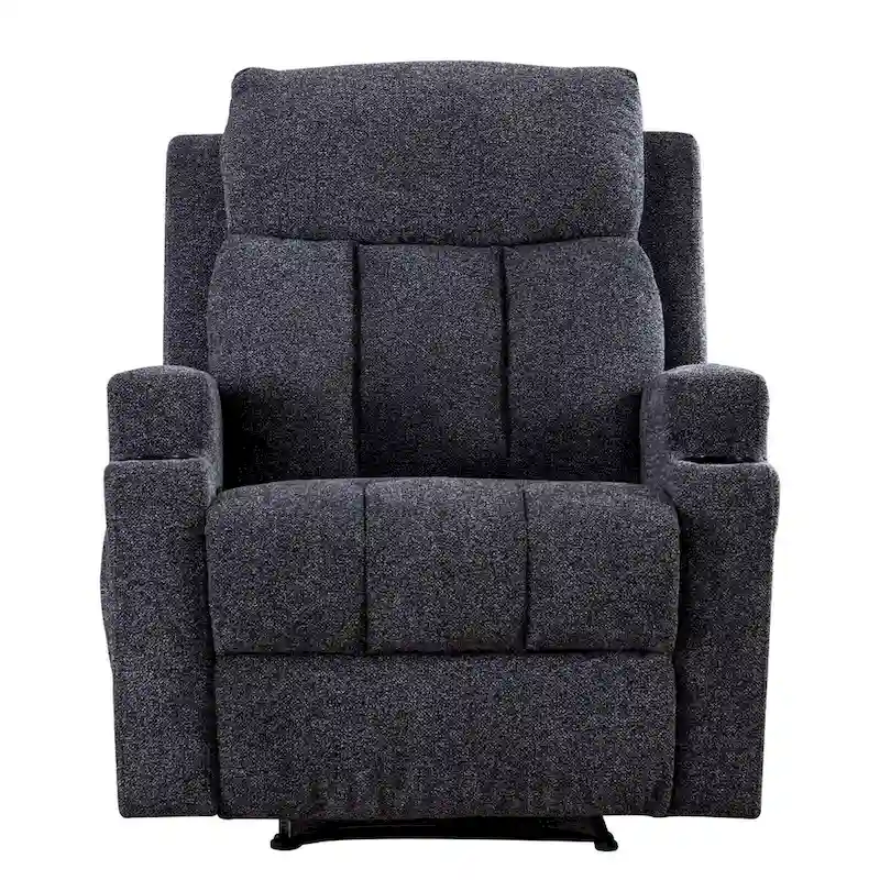 Ebello Massage Recliner Chair with Heat and Vibration Manual Sofa