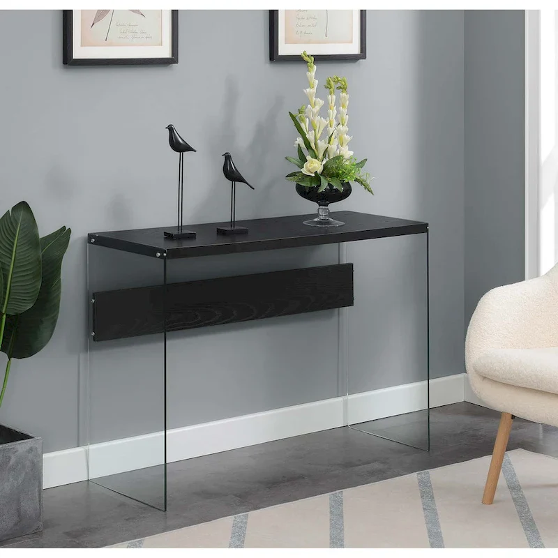 Convenience Concepts SoHo Glass Console Table/Desk