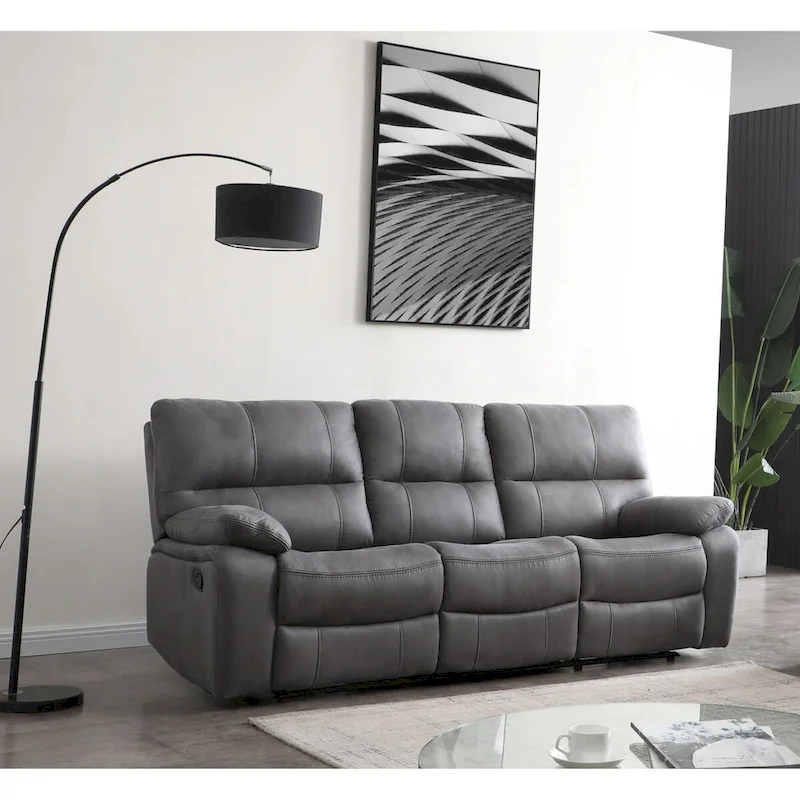 Microfiber Reclining Sofa, Loveseat and Chair
