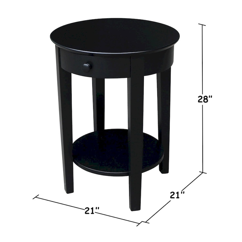 Solid Parawood Philips Accent Table