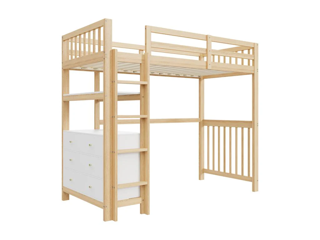 Bed - Naturel clair (matelas)