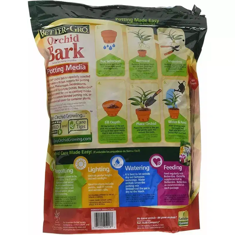 Sun Bulb Better-Gro Orchid Bark, 4-Quart