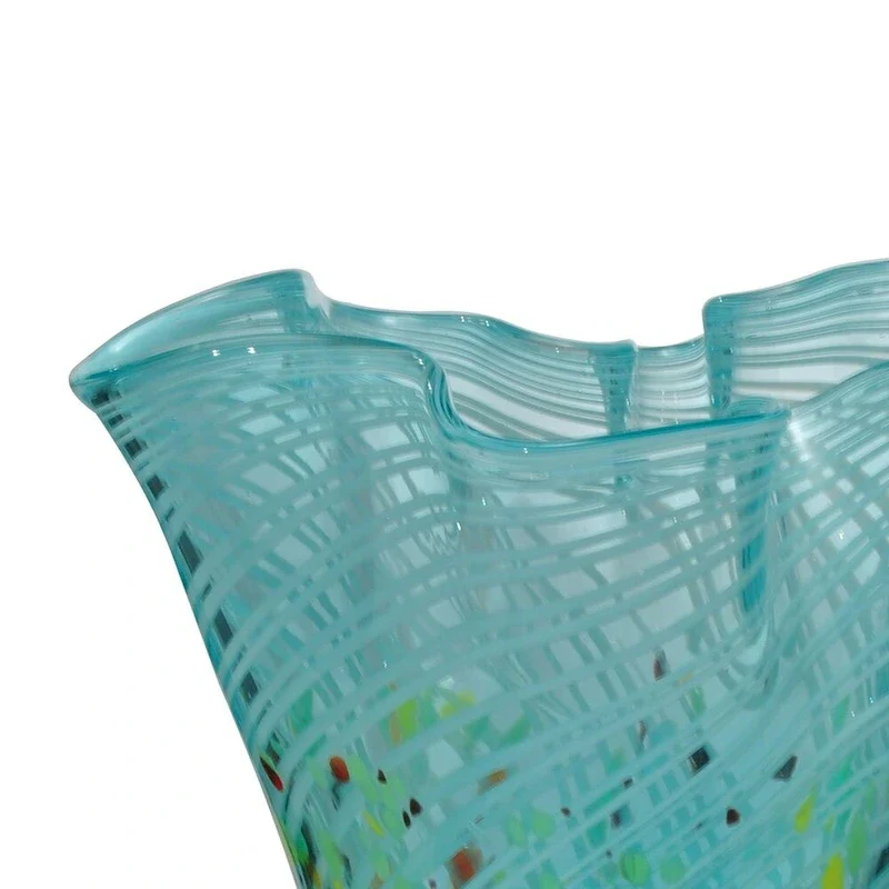 Malibu Hand Blown Art Glass Vase