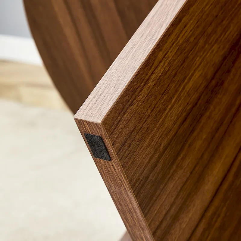 Modern Round MDF Coffee Table Durable Living Room Center Table