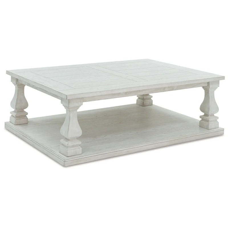 Rectangular Cocktail Coffee Table - Antique White