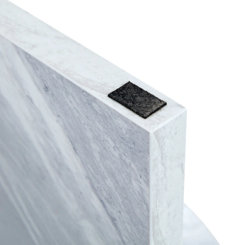 Modern Round MDF Coffee Table Durable Living Room Center Table