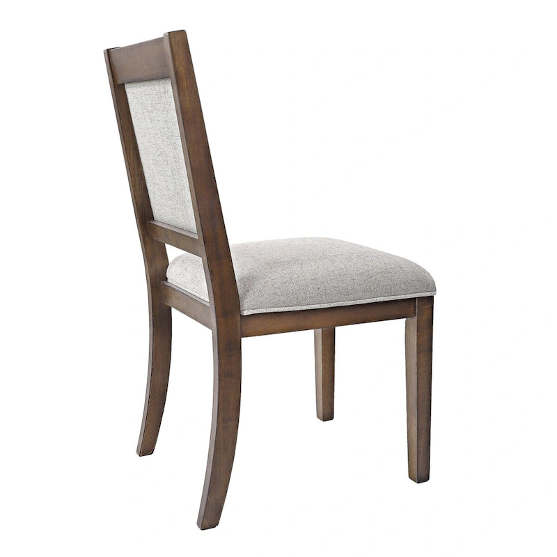 HomePop Open Back Upholstered Wood Frame Dining Chair - Set of 2