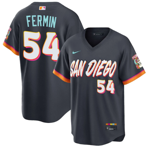 Freddy Fermin San Diego Padres City Connect Stadium Jersey