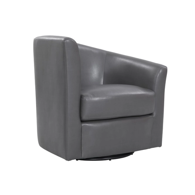 Grafton Soraya 360 Swivel Accent Chair Faux Leather