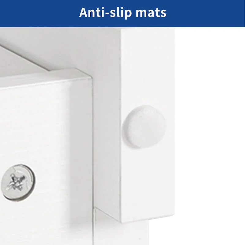 Square Lift Top Coffee Table - White & Gray Wood