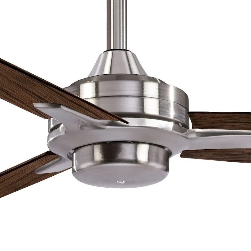 Minka Aire Rudolph Brushed Nickel With Maple 3 Blade Ceiling Fan