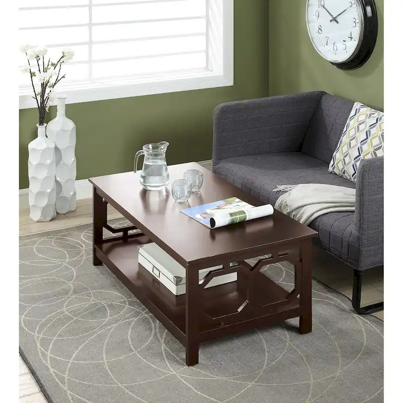 Convenience Concepts Omega Coffee Table with Shelf
