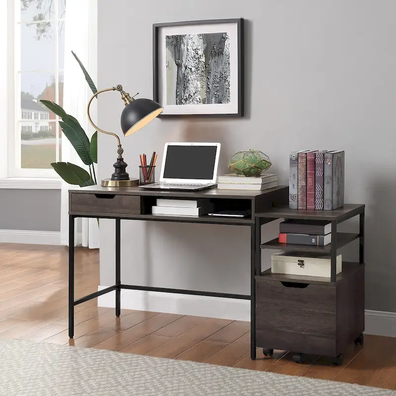 Contempo 40 Desk with Drawer and Shelf