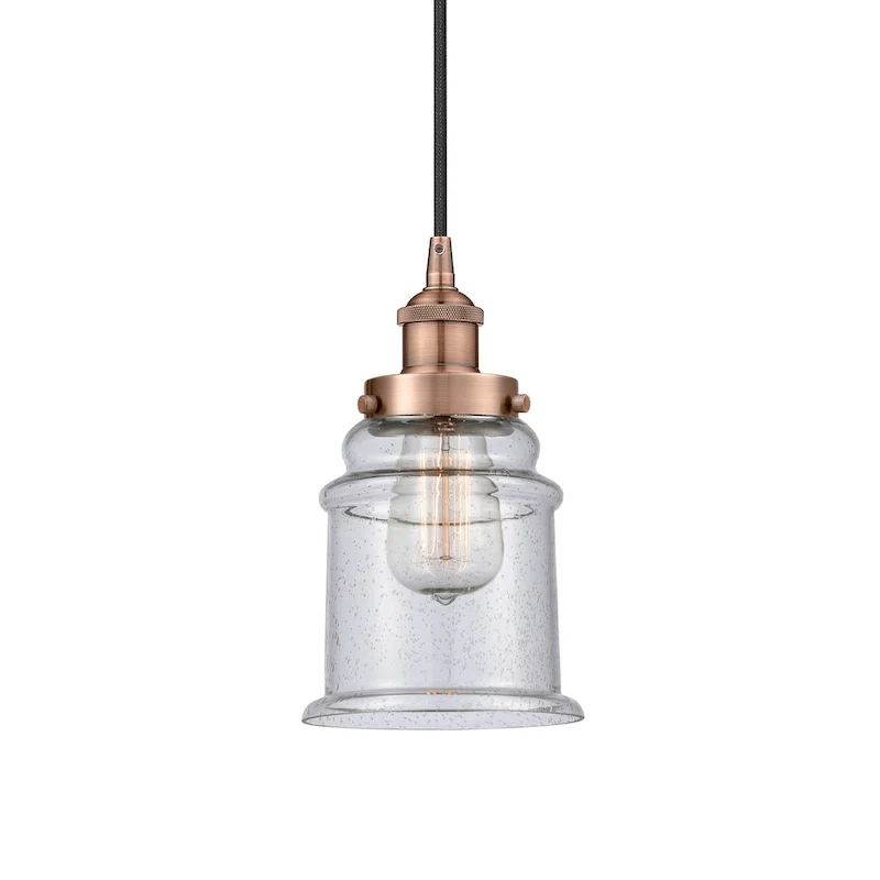 Innovations Lighting 616-1PH-11-6 Canton Pendant Canton 6  Wide Mini