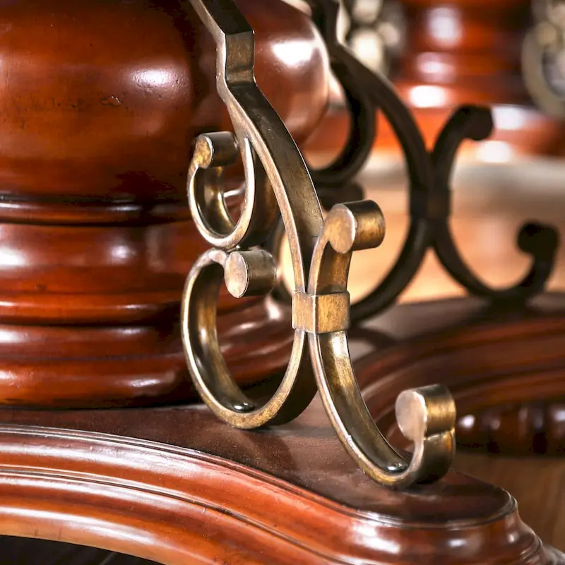 Nald Cherry 120-inch Wood Expandable Dining Table