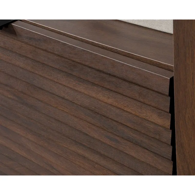 Rich Walnut Lateral File Credenza, Letter Size