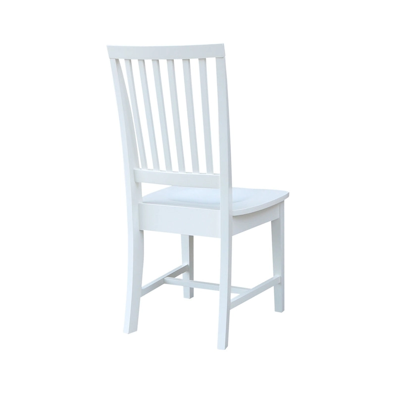 Solid Wood Mission Dining Side Chairs, Set of 2