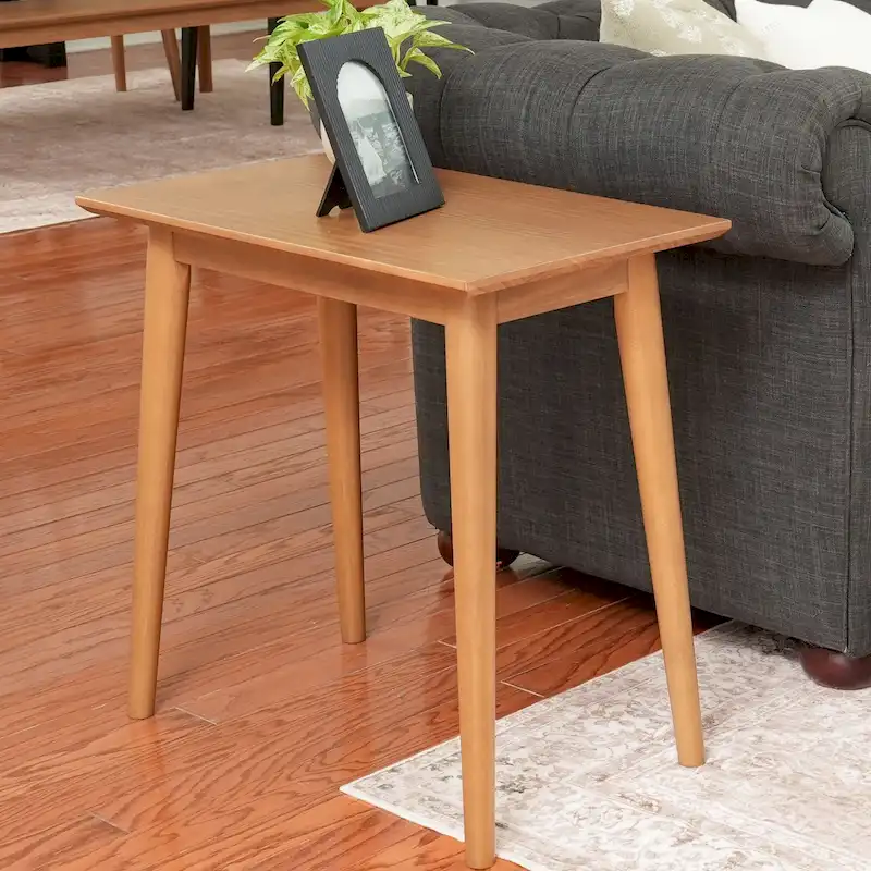 Plank and Beam Mid-Century Rectangular Side Table - 24