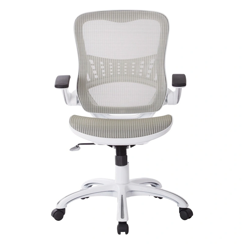 Riley Office Chair with White Mesh Seat and Back