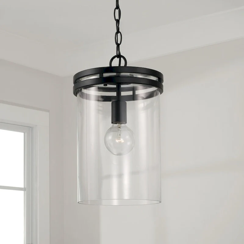 Fuller 1-light Pendant w/ Clear Glass