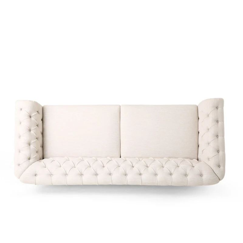 Castalia Nailhead Trim Chesterfield Sofa by Christopher Knight Home - 78.75 L x 33.50 W x 28.00 H