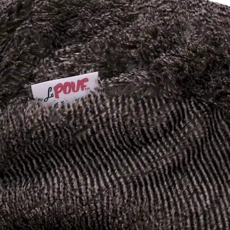 Greyrock Modern Glam Faux Fur Winter Bean Bag by Christopher Knight Home