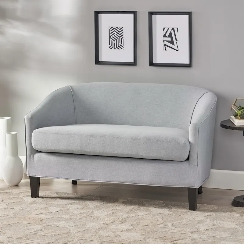 Justine Fabric Loveseat by Christopher Knight Home
