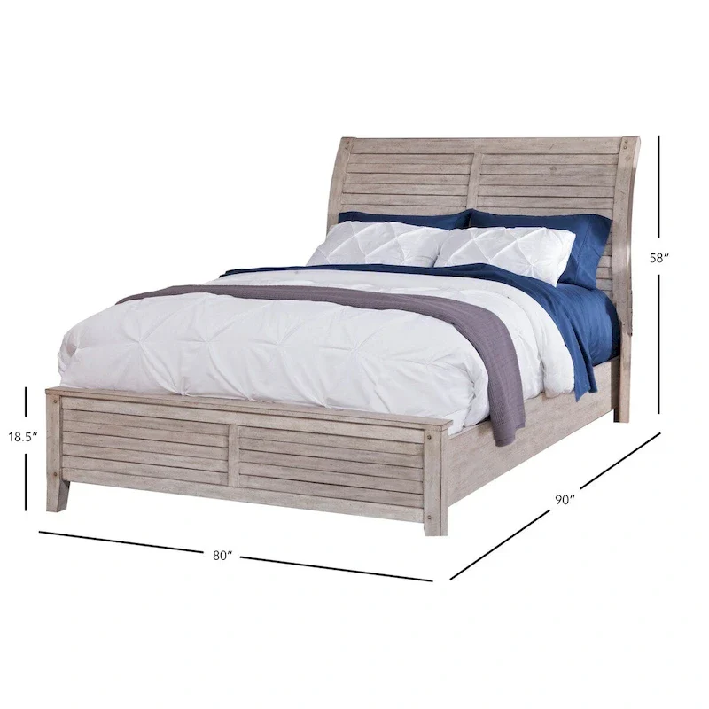 Asher Sleigh Bed