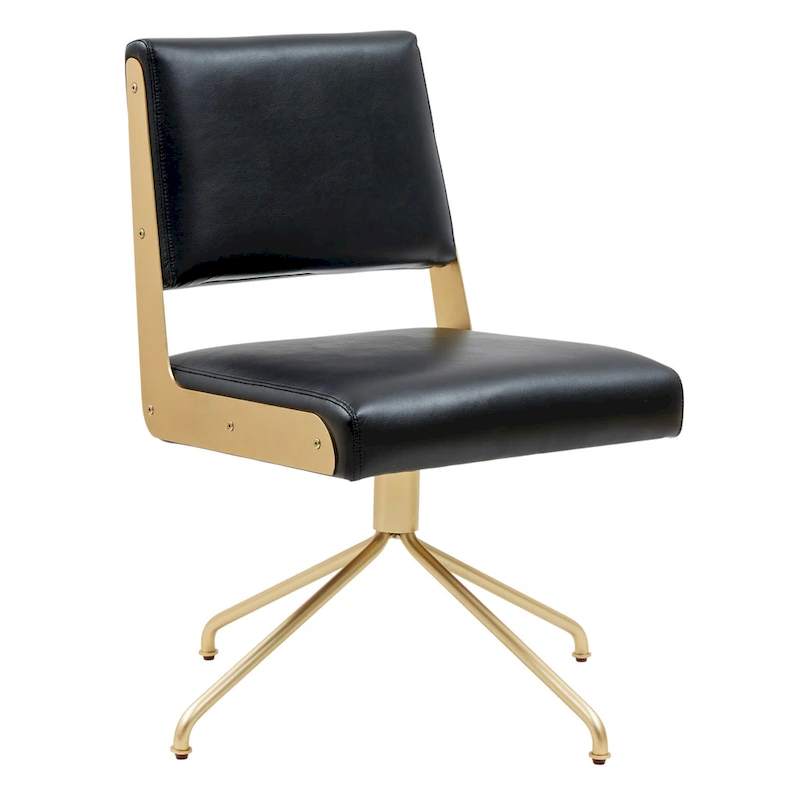 SAFAVIEH Couture Kanja Swivel Office Chair - 22Wx24Dx34H