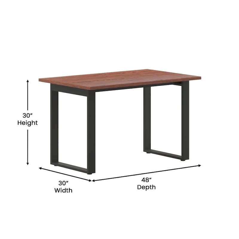 Conference Table with Laminate Top and U-Frame Steel Base