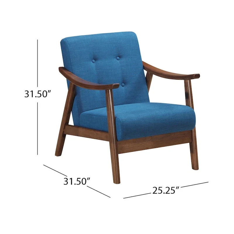 Chabani Mid-Century Modern Accent Chair by Christopher Knight Home