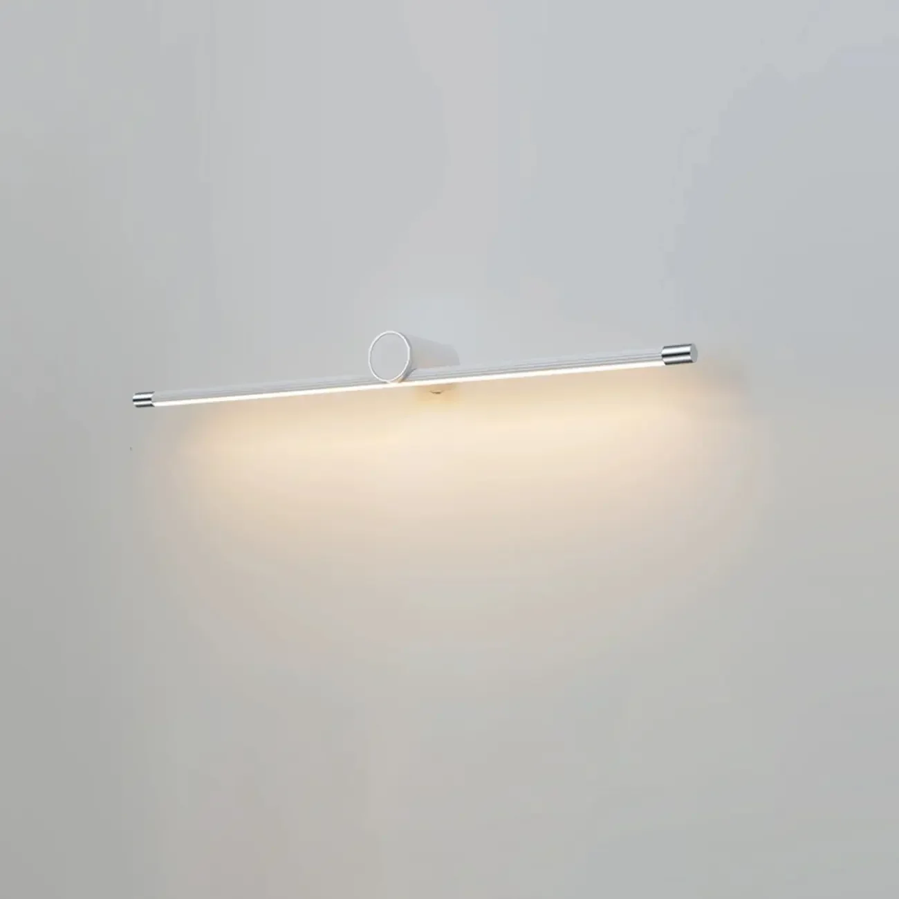 Minimalist White Long Tube LED Vanity Light for Bathroom
