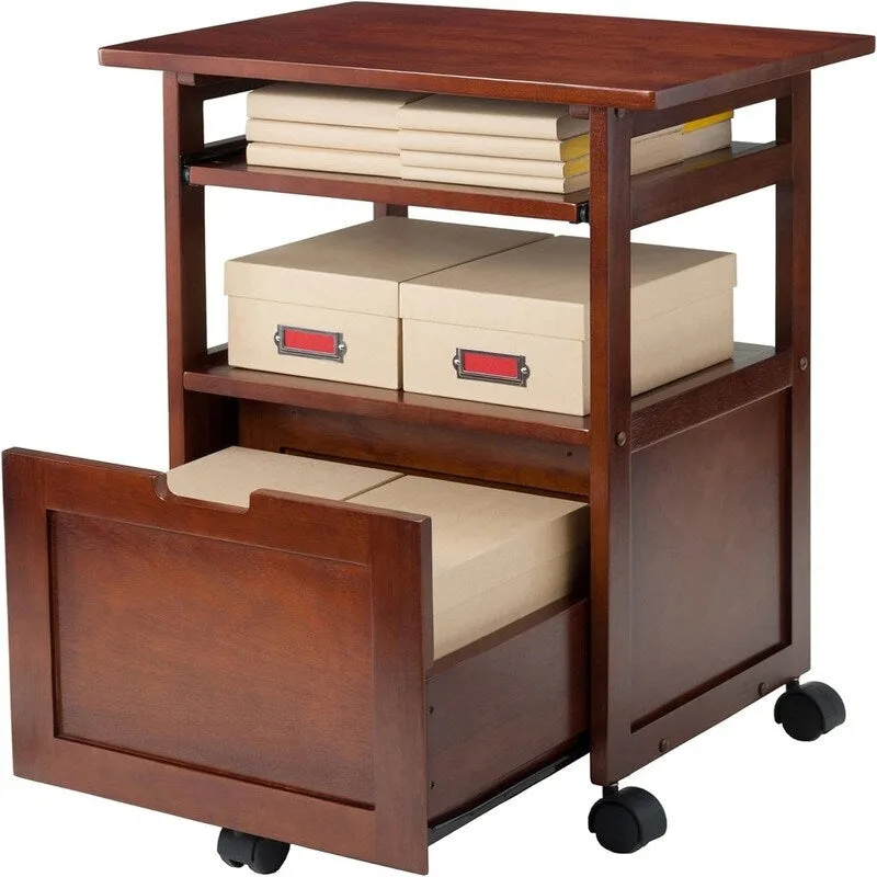 Piper Home Office, Walnut - 16 W x 13 D x 11 H