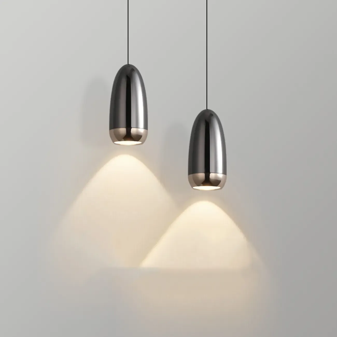 Mini Simple Geometric Aluminum LED Pendant Light