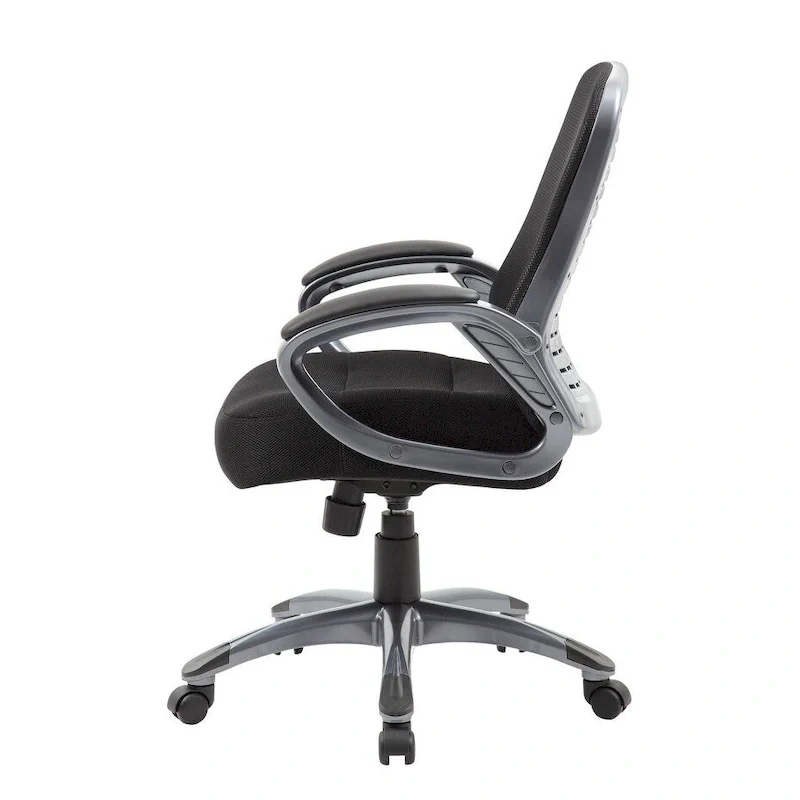 Ribbed High Back Mesh Office Chair